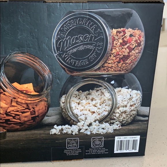 Mason Other New Mason Tilted Glass Jars Food Storage Canisters